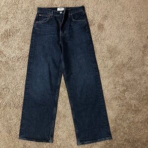 Agolde REN Dark Blue Relaxed Jeans
